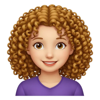 ragazza riccia sticker