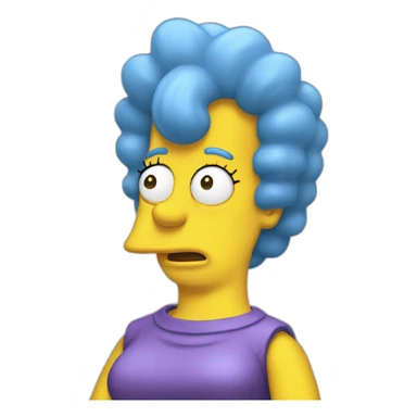 marge simpsons sticker
