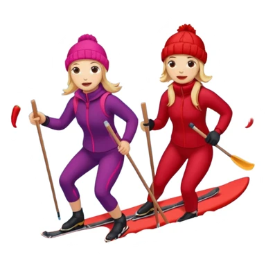 Langrenn, bading og chili sticker