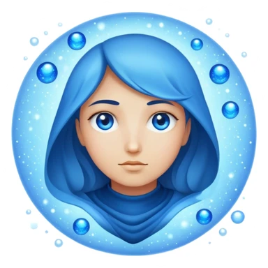 universe in eyes sticker