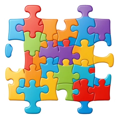 puzzle emoji about Speed over Perfection sticker