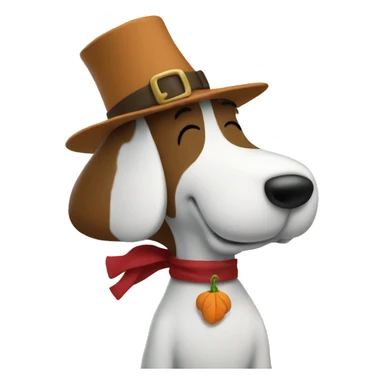 Happy thanksgiving snoopy  sticker