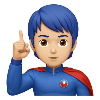 Mark from "Battle of the Planets" doing fist pump. sticker