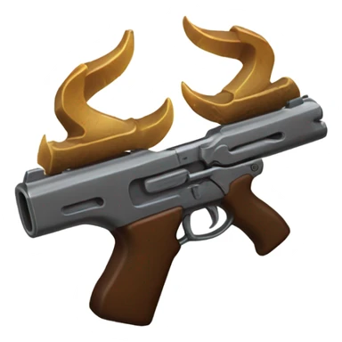 Diablo con pistolas sticker