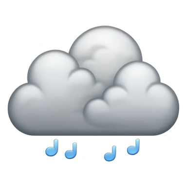 Cloudy season sticker
