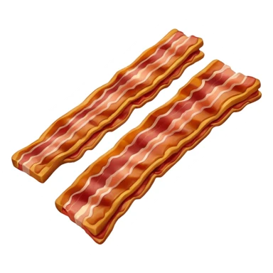pieces of crispy bacon sticker