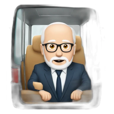 frans Timmermans in bus sticker
