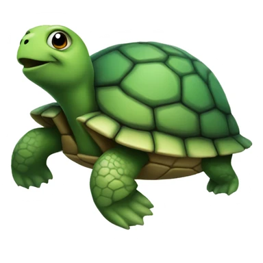 Turtle on its back sticker