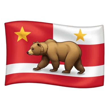 California flag sticker