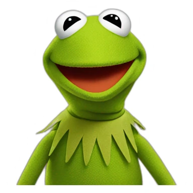 Kermit qui boit du the sticker