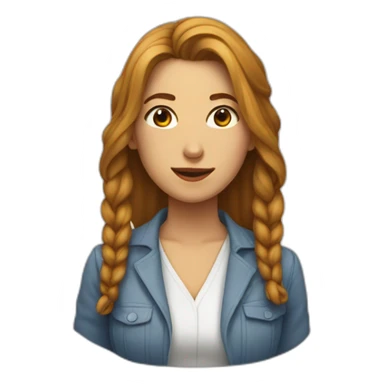 Une femme qui frappe un homme sticker