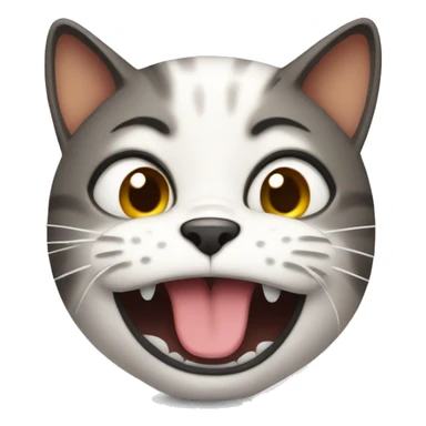 Stressed out cat sticker