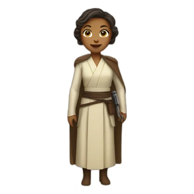 jedi lady sticker