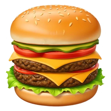 Cheeseburger from in and out  sticker