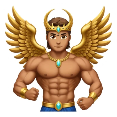 leon con alas sticker