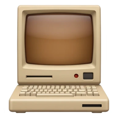 old macintosh computer front view sticker