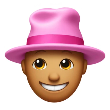 peanut with a pink hat sticker