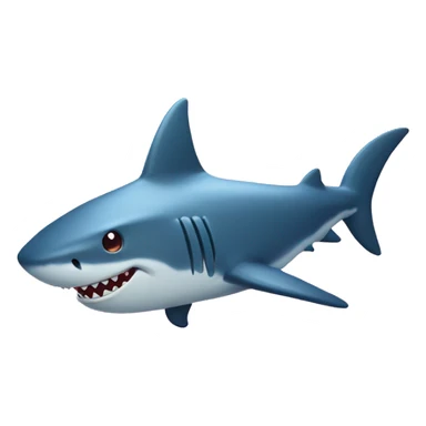 Shark with stars  sticker
