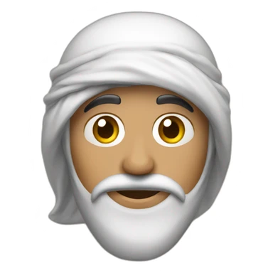 Arabe con gorra newera sticker