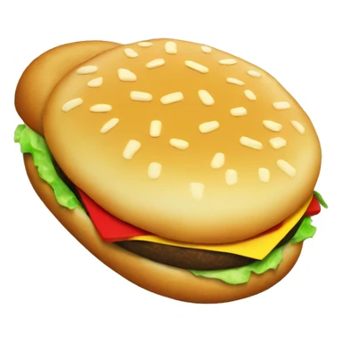 Cheeseburger slippers  sticker