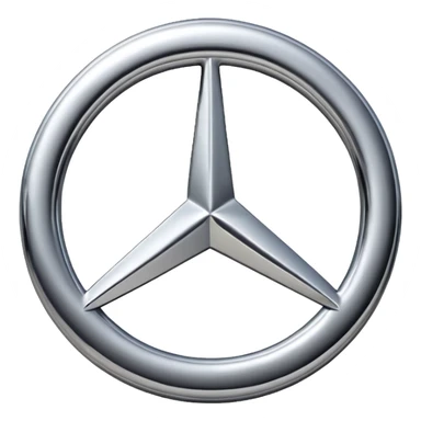 Mercedes logo sticker