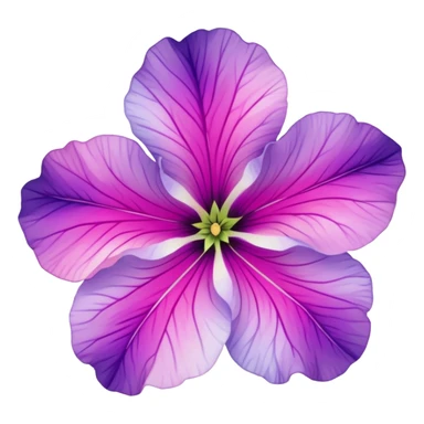 Pastel Nebulae Petunia sticker