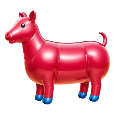  SPAM jeff koons style inflatable meat sculpture  sticker