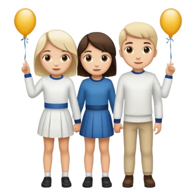 ১৬ডিসেম্বর উপলক্ষে শুভেচ্ছা । A banner is standing with a boy on one side and a girl on the other. sticker