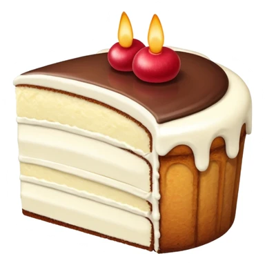 CAKE slice cream sticker