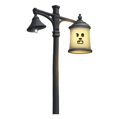 A lamppost in an axe sticker