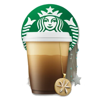Starbucks and jewelery sticker