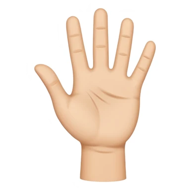 hello waving hand for SMS text sticker