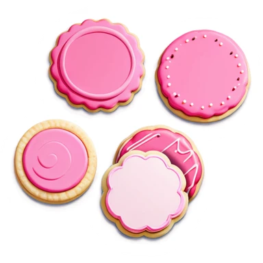 pink sugar cookies sticker