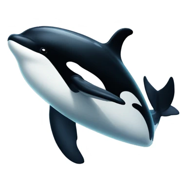 killer whale with air powers sticker