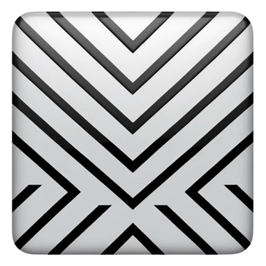 Light gray square with a checkered pattern sticker