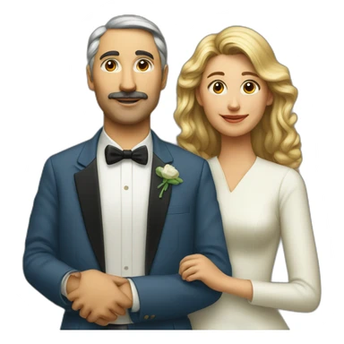 Wife 1994 with her husband 1991 with child  sticker