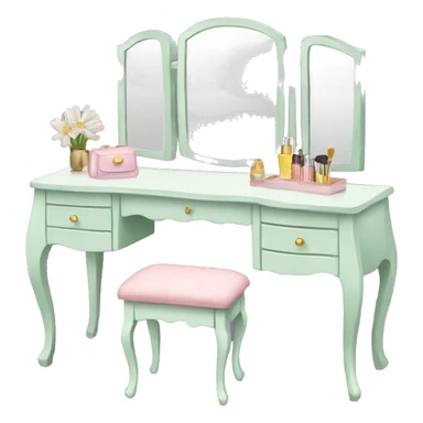 dressing table sticker