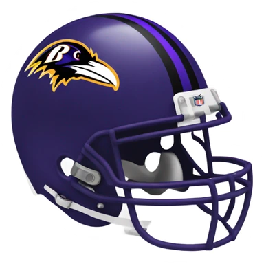 Ravens football sticker