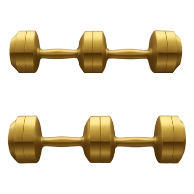 HEAVY DUMBBELLS OF GOLD sticker