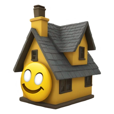 A Smiley combined with a house sticker