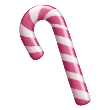 Pink candy cane sticker
