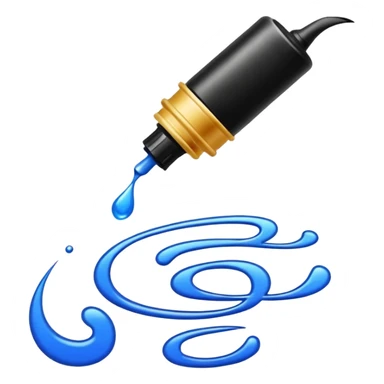 calligraphy ink sticker