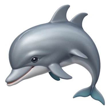 High resolution of dolphin sticker