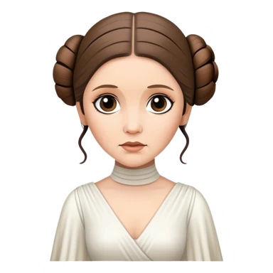 Princess Leia from Star Wars sticker