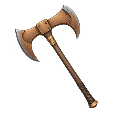 barbarian axe sticker