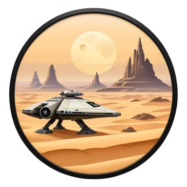 Tattooine Star Wars Rebellion  sticker