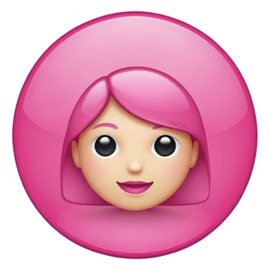 pink verified icon sticker