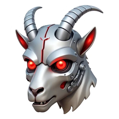 Terminator Goat head sticker