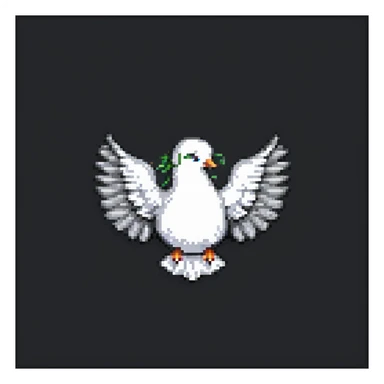 dove emoji, aesthetic, smooth sticker