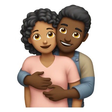 Me holding my girl sticker